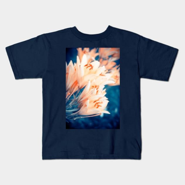 Lilies Kids T-Shirt by cinema4design